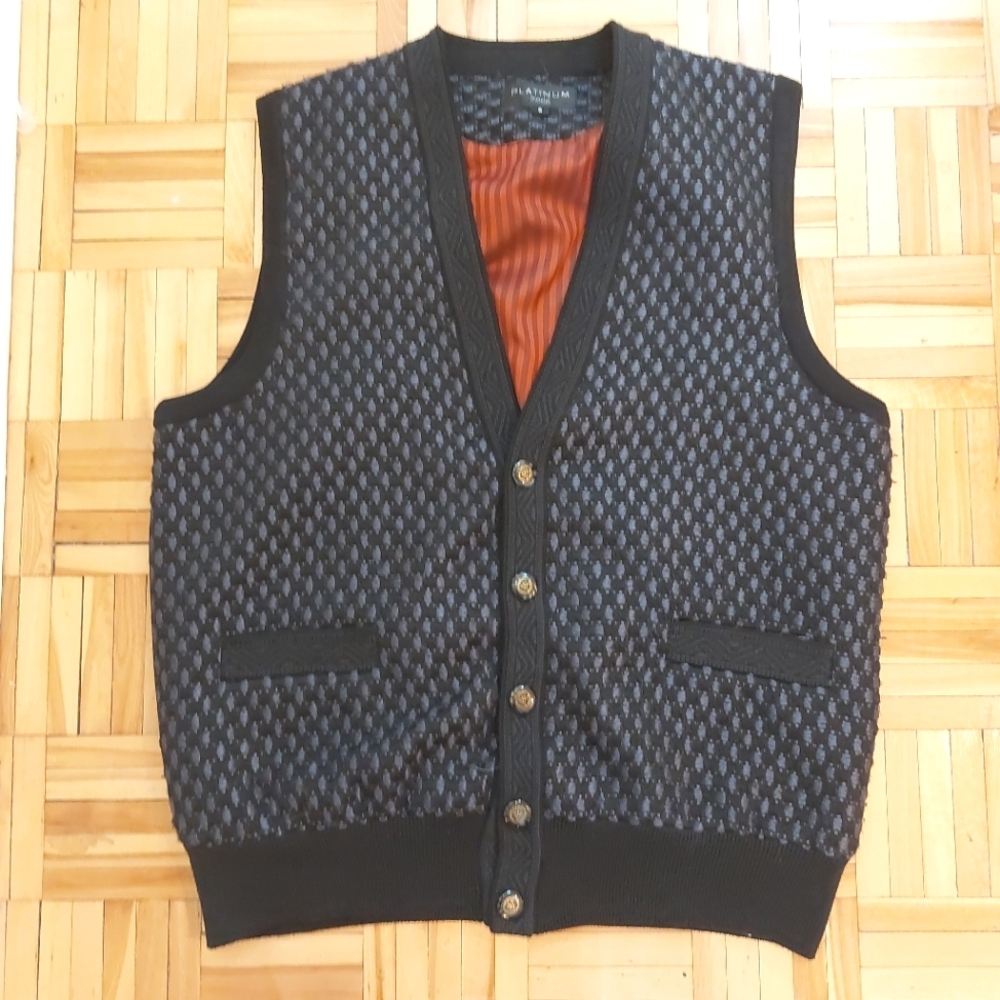 Vintage wool blend vest size S
